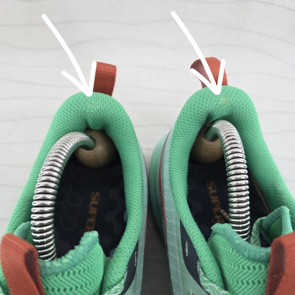 Saucony Womens Peregrine 13 Mint Green Trail Running Hiking Shoes S10838-25 Sz 9 - Picture 6 of 14